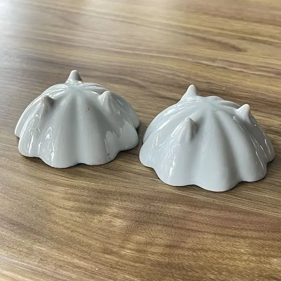 Lot Of 2 Vintage Japan Sm. Porcelain Hand Painted Ornate Footed Bowls - Picture 6 of 16